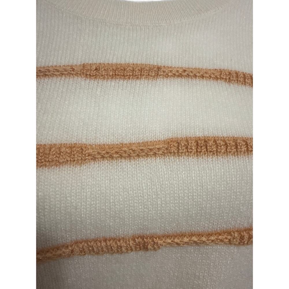 Lafayette 148 New York Cashmere Stripped Breton Sz 2X Stripped Luxurious Sweater - Picture 5 of 15